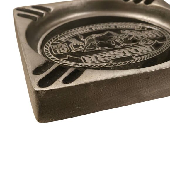 1981 Rodeo Cowboy Ashtray NFR Clown RARE National Finals Bullfighters Vintage - Picture 11 of 16